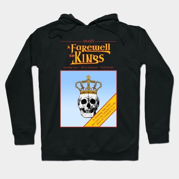 A Farewell To Kings Book Cover Hoodie by MakroPrints